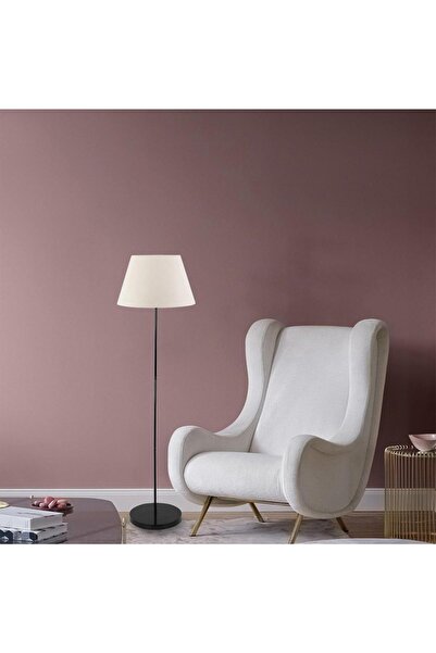 Apliqa Flora Tekli Beyaz Şapkalı Siyah Dekoratif Modern Tasarım Retro Salon L...