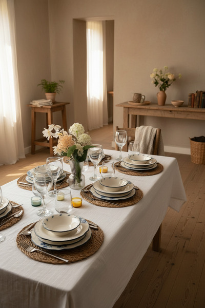 Bernardo Clara 24 Parça Porselen Yemek Takımı