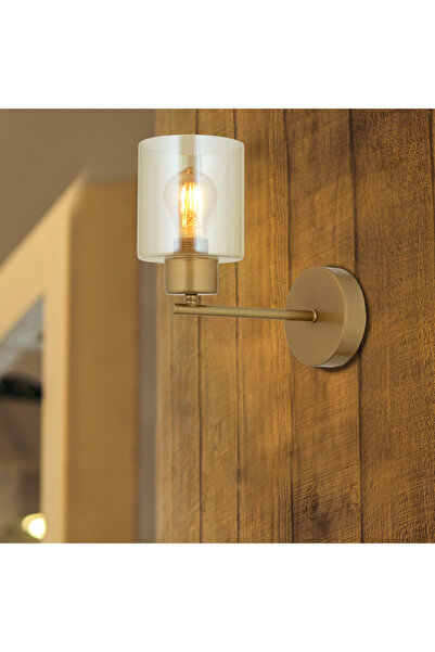 Apliqa Lima Eskitme Bal Camlı Duvar Lambası Yatak Odası-Yatak Başı-Banyo İçin...