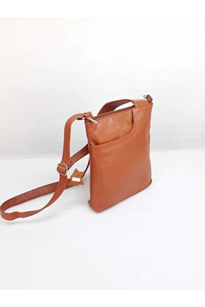 Şimşek Çanta Hakiki Kuzu Derisi Çapraz Çanta