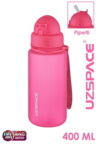 Uzspace تريتان 400 مل زجاجة وردية (3024)