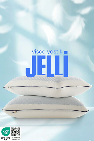 Pillow Market Jelli Ortopedik Visko Yastık - Soğuk Serinletici Jelli Visco Ya...