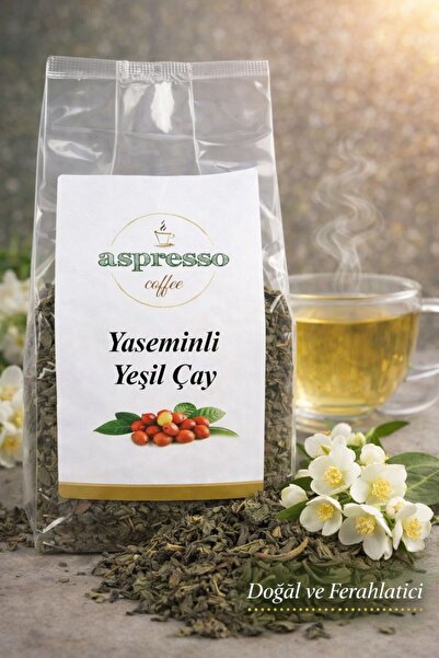 Aspresso Yaseminli Yeşilçay 200 Gr.