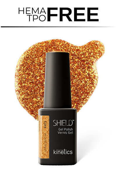 kinetics Shield Gel Polish Kalıcı Oje 15 ml – HEMA ve TPO İçermeyen | Sparkli...