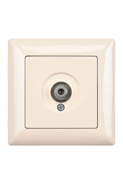 Günsan مقبس ستيريو فردي من Visage مع موصل F (متوافق مع النهاية)