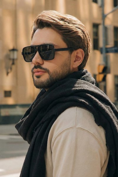 Eyesofia Ubisex Black Sunglasses