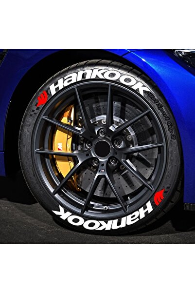 Genel Markalar Hankook Motosiklet Ve Otomobil Lastik Yazısı Kabartma Sticker ...