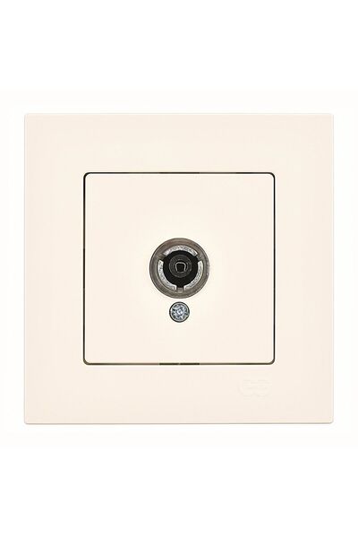 Günsan مقبس تلفزيون Eqona Cream (مرحلية-نهاية)