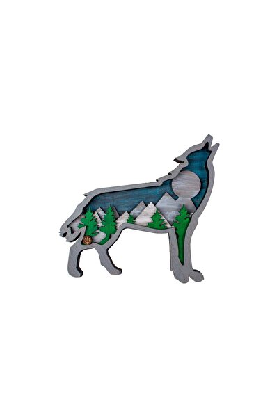 OEM Decor Personalizabil HandyHands din lemn mai multe straturi lup - 20 L x ...