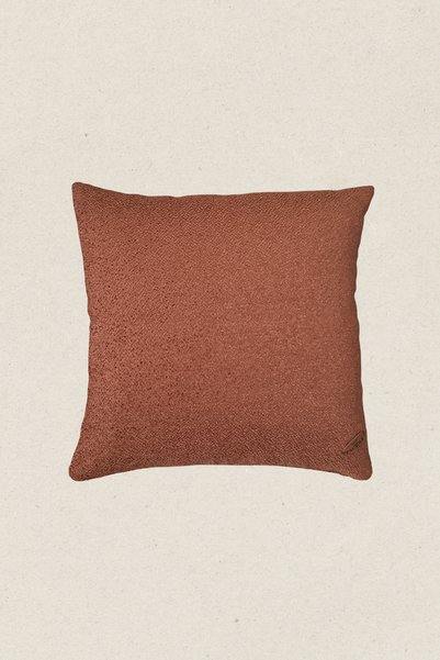 Maison Pactole Set of 3 Orange Stuffed Throw Pillows