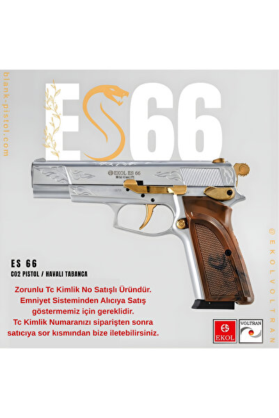 Hunters Haven ES66 Parlak Beyaz Altın İşlemeli Havalı 4,5mm