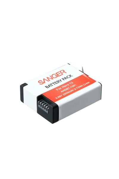 SANGER AHDBT-1301 Hero 13 Aksiyon Kamera Batarya 2500mAh