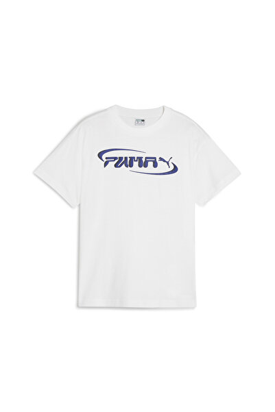Puma Youth Boys Martian Sunset Tee - White