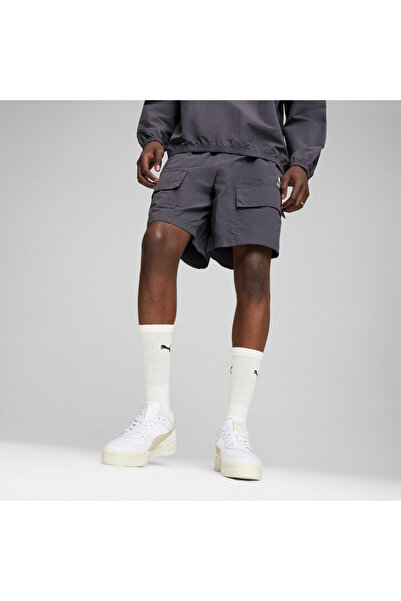 Puma Mens CLASSICS Cargo Shorts - Gray