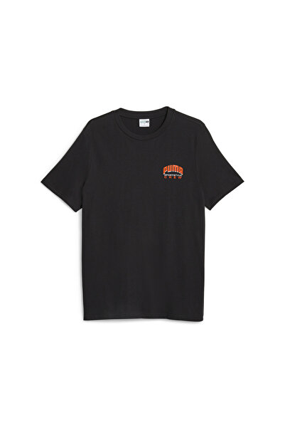 Puma Mens SPORTSTYLE CREW Graphic Tee - Black