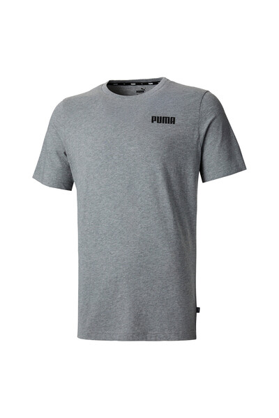 Puma Mens Essentials Small Logo T-Shirt - Gray
