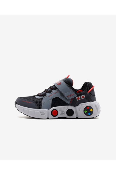 SKECHERS GAMETRONİX Büyük Erkek Çocuk Gri Spor Ayakkabı 402260L GYMT
