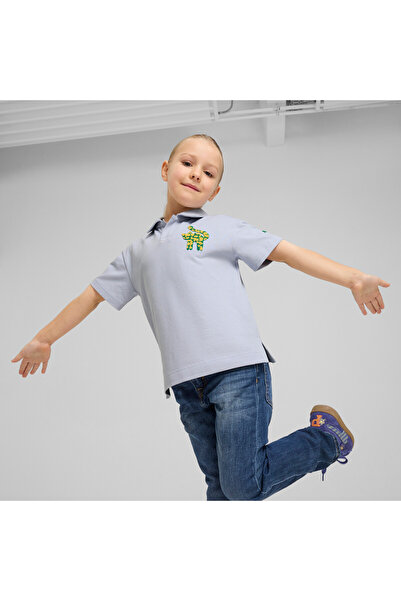 Puma Kids Boys Cats Club Pique Polo - Blue