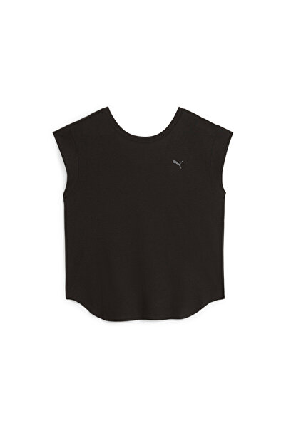 Puma Womens STUDIO FOUNDATIONS Training Tee - Black