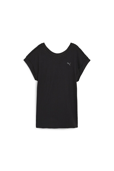 Puma Womens Maternity STUDIO Training Tee - Black