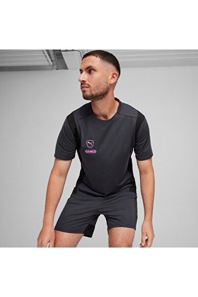 Puma قميص كرة قدم رجالي KING Pro - رمادي