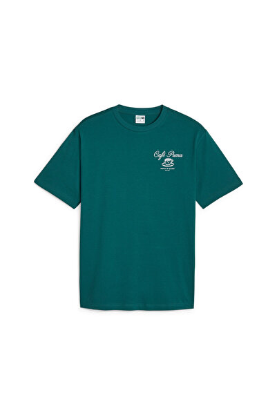 Puma Mens CLASSICS CAFE Tee - Green