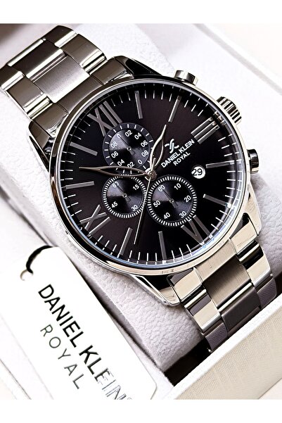 Daniel Klein BLKT.2.801 ساعة يد رجالية من دانيال كلاين نيو سيزون بسلك فولاذي 30 متر مقاومة للماء