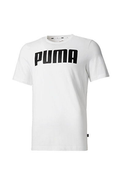 Puma تي شيرت رجالي أساسيات - أبيض