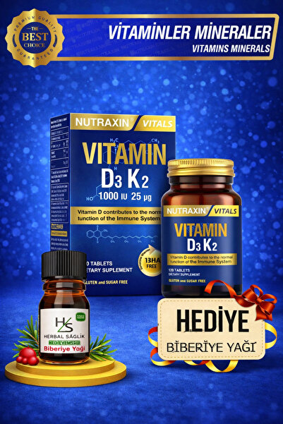 Nutraxin D3K2 120 Tablet