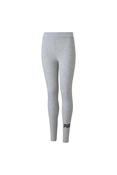 Puma Youth Girls Essentials Logo Leggings - Gray