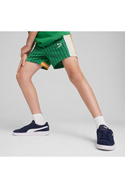 Puma Youth Boys For the Fanbase Basketball Shorts - Green
