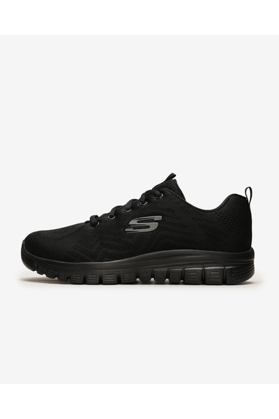 SKECHERS Women's Black Sports Shoes