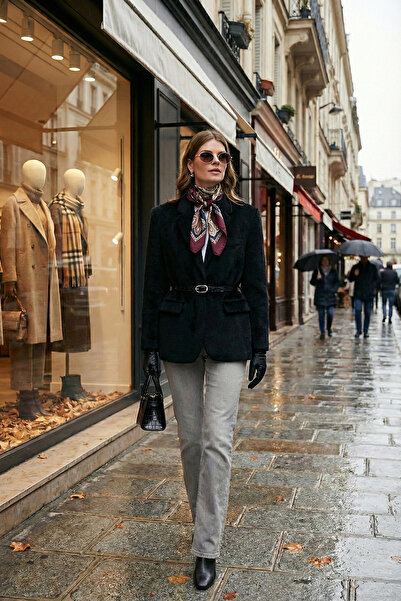 Lela Jachetă cu textura de pluș, cu căptușeală și curea, cu potrivire normală JACKET 6839490