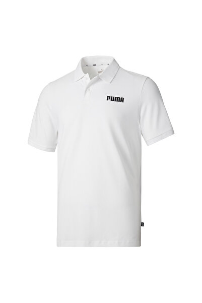 Puma Mens Essentials Pique Polo Shirt - White
