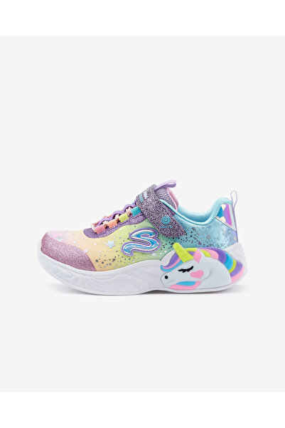 SKECHERS S LİGHTS - UNİCORN DREAMS Büyük Kız Çocuk Mor Işıklı Spor Ayakkabı 3...