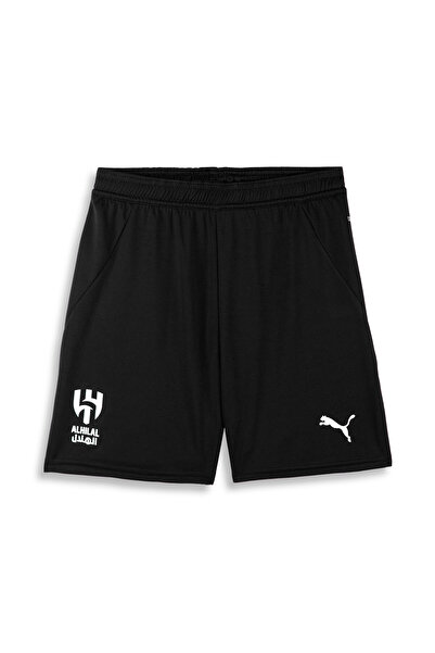 Puma شورت نادي الهلال السعودي للشباب 24/25 - أسود