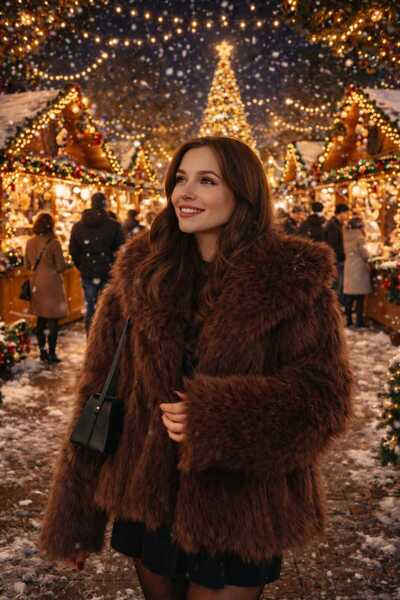 Butik Astarlı Kalın Kürk