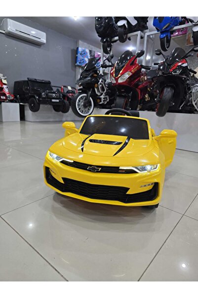 Fable Lisansli Chevrolet Camaro! 12V, 2 Motor, Kumandalı, Cep Kontrollu, FM Radyo Akülü Araba!
