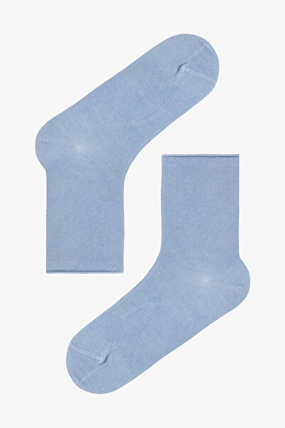 Penti Mavi High Comfort Soket Çorap