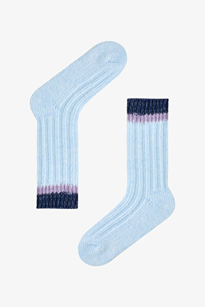 Penti Mavi Melanj Warm Rustic RiErkek Çocuk Soket Çorap