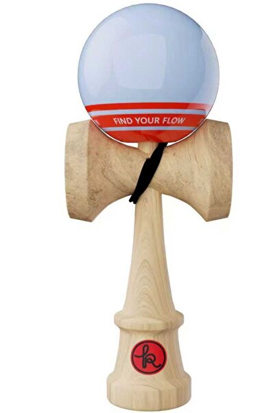 Kendama Europe RECORD PLUS STICKY CLEAR gri dungi rosii base cup cupe mari set ata cadou 18, 5 cm