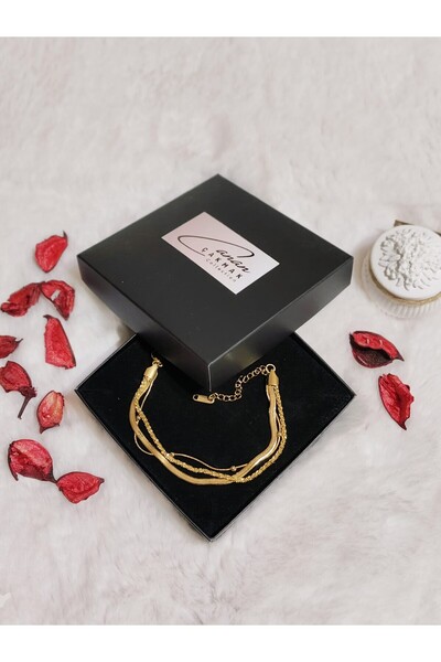 CC Design Triple Chain Bracelet
