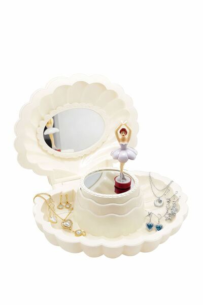 Chavin Hareketli Balerinli istiridye Takı ve Müzik Kutusu hd137