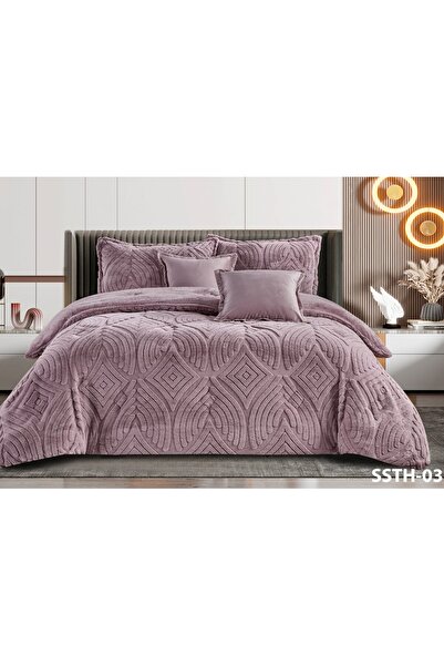 alzawia New arrival: Double bedsheet with filling. Velvet on a soft, double-sided faux fur.