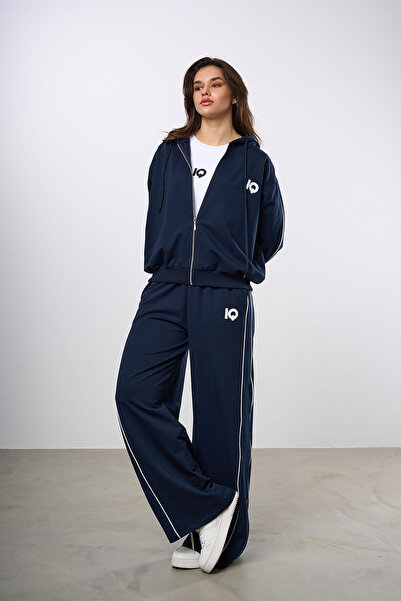 HANIQA Set de trening cu glugă din 3 piese - Albastru închis