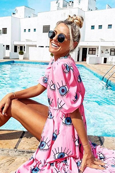 Bikini Mayokini Dünyası Φόρεμα παραλίας Lumia - Ροζ