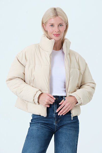 PIQUE Women's Coat Puffer Women's Crop Coat