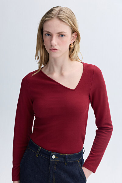 Mudo ASİMETRİK YAKA BLUZ