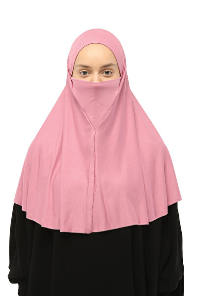 Altobeh Hazır Türban Peçeli Pratik Eşarp Tesettür Nikaplı Hijab - Namaz Örtüs...