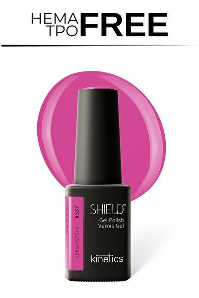 kinetics Shield Gel Polish Kalıcı Oje 15 ml – HEMA ve TPO İçermeyen | Magenta...